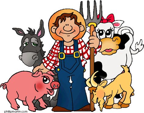 Farm Theme Preschool, Farm Scene, Art Organization, Down On The Farm, Farm Theme, Free Clipart, Animal Clipart, Free Clip Art, Family Farm