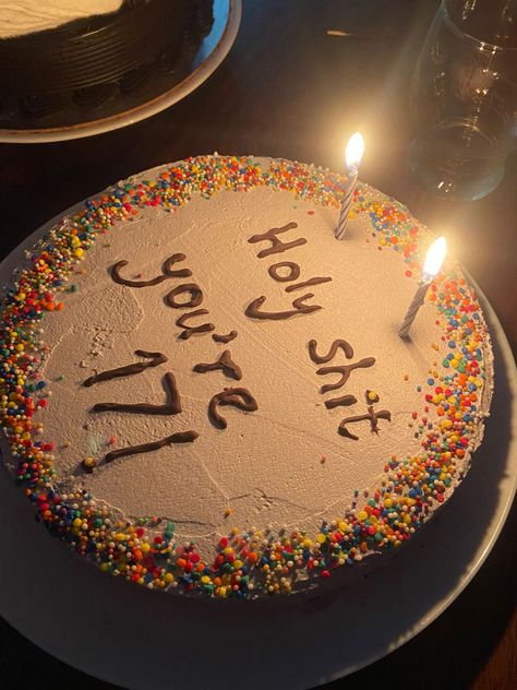 17th Birthday Cake Aesthetic, 17th Birthday Cake, Birthday Cake Aesthetic, Funny Writing, Things To Write, 17 Birthday Cake, Cake Aesthetic, 16 Birthday Cake, Girl Friendship Quotes