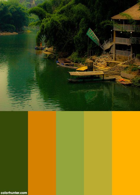 Jungle+Boat+Color+Scheme Rain Forest Color Palette, Tropical Forest Color Palette, Jungle Color Scheme, Rainforest Colour Palette, Jungle Colour Palette, Rainforest Color Palette, Africa Color Palette, Jungle Color Palette, Jungle Palette