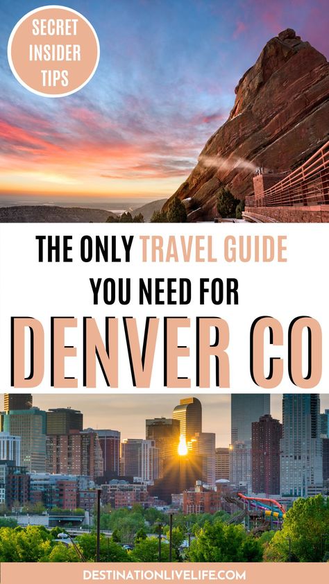 If you're planning a trip to Denver, CO then this is the ONLY Denver travel guide you need. It includes details on getting around Denver, where to stay in Denver, things to do in Denver, the best Denver restaurants, and more! Denver Travel Guide | Travel Guide to Denver | What to Do in Denver | Denver Things to Do | Denver Colorado Things to Do | Travel to Denver Colorado | Denver Travel Tips | Denver Tourist Attractions | Denver Tourism | Denver Trip Things to Do | Denver Trip Itinerary Denver Colorado Outfits, Denver Colorado Aesthetic, Denver Travel Guide, Denver Things To Do, Denver Colorado Downtown, Colorado Aesthetic, Things To Do In Denver, Visit Denver, Denver Travel