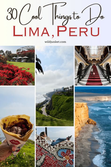 Things to Do in Lima, Peru #limaperu #peru #perutravel #peruvian #limaguide #limatravelguide #perutravelguide #travelperu #thingstodolima #thingstodo #backpackers #perutrip Things To Do In Lima Peru, Birthday Baecation, Lima Peru Aesthetic, Lima Peru Travel, Lima Travel, Peru Vacation, Trip To Peru, America Trip, Peru Travel Guide