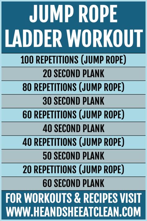 Jump Rope Ladder Workout #workout #fitness #exercise #heandsheeatclean Beachbody Workout, Ladder Workout, Walmart Stores, Rope Exercises, Jump Rope Workout, Rope Ladder, At Home Workout Plan, Eating Recipes, Jump Rope