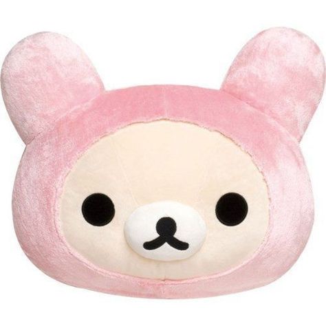 Korilakkuma Plush, Plushies Diy, Rilakkuma Korilakkuma, Drawing Toys, Face Pillow, Bunny Plush, Cute Stuffed Animals, Rilakkuma, Cute Plush