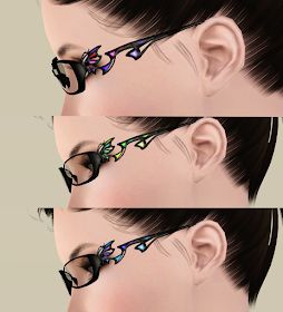 Ladesire's creative corner): TS3 - Bayonetta glasses by Lilit Sims 4 Bayonetta, Bayonetta Glasses, Pastel Goth Makeup, Sims 3 Cc Finds, Sugar Skull Girl, Cartoon As Anime, This Is Your Life, Celtic Tattoos, Goth Makeup