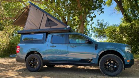 Compact Pickup Trucks, Pop Up Truck Campers, Camper Tops, Steel Water Tanks, Slide In Camper, Camper Shells, Custom Campers, Built Ford Tough, Custom Slides