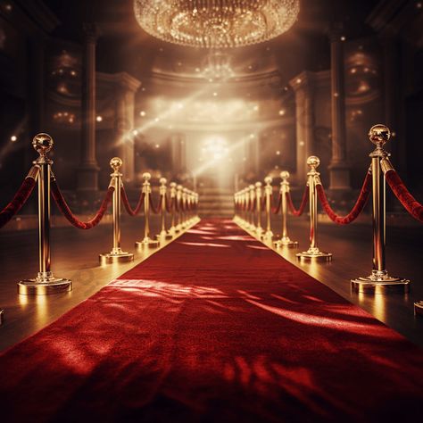 Red Carpet Background, Where To Watch Movies, Red Gift Box, Red Gift, Movie Titles, Event Promotion, Scroll Design, Movie Premiere, Psd Free Download