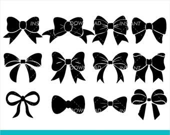 Bow tie svg bow svg file Bow vector Bow clipart Bow svg | Etsy Bow Clipart, Bow Vector, Silhouette Template, Silhouette Images, Bow Decor, Cricut Craft Room, Monogram Svg, Christmas Bows