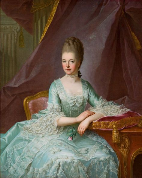 Guillaume de Spinny 1760s Painting, 1700s Portraits, 1760s Fashion, 1770s Fashion, 1780s Fashion, 18th Century France, 18th Century Dresses, European Costumes, 1700 Fashion