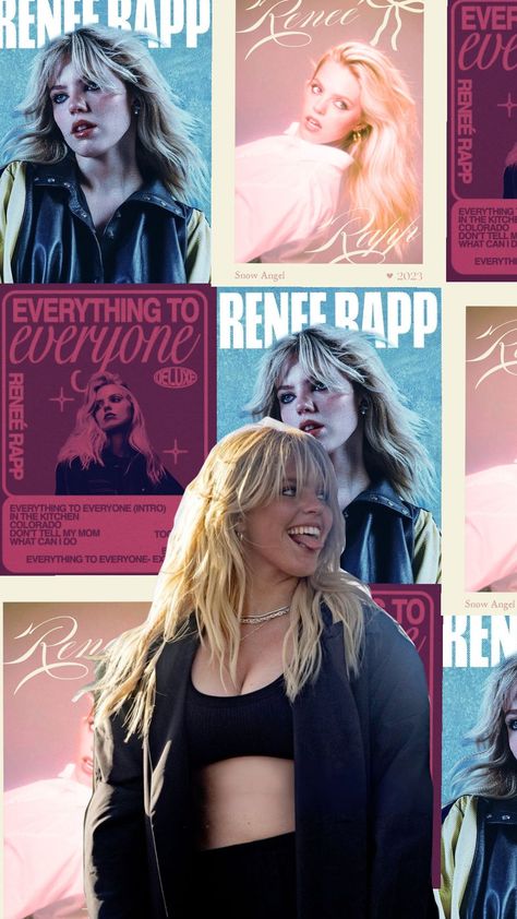 Renee Rapp Lockscreen, Renee Rapp Wallpaper Lockscreen, Renee Rapp Poster, Renee Rapp Wallpaper, Blonde Wife, Renee Rapp, Enchanted Tiki Room, Rap Wallpaper, Tiki Room