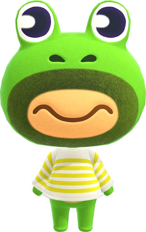 Prince | Animal Crossing Wiki | Fandom Animal Crossing Frog Villagers, Acnh Frog Villagers, Prince Animal Crossing, Animal Crossing Frog, Lazy Frog, Animale Crossing, Forest Island, Acnh Villagers, Mod Wall