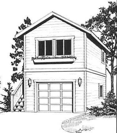 t910-1 Garage With Apartment, Apartment Outside, Two Story Garage, 2 Story Garage, Garage Apartment Floor Plans, Garage Plans With Loft, 2 Car Garage Plans, Outside Stairs, Stair Plan