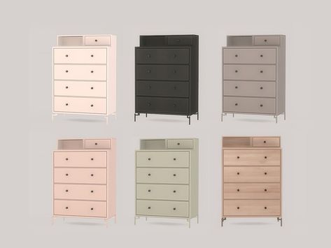 Sims 4 Cc Furniture Dresser, Sims 4 Cc Drawers, Sims 4 Dresser Room Cc, Sims 4 Cc Shelves, Sims Cc Furniture Bedroom, Sims 4 Cc Dresser, Sims 4 Dresser, The Sims 4 Mods Objects, Teen Dresser