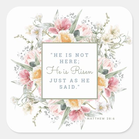 Happy Easter Religious Pictures, Happy Easter Religious, Risen Just As He Said, Relief Society Crafts, Easter Resurrection, Holiday Gif, Easter 2024, Resurrection Day, Car Card