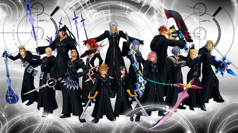 Kingdom Hearts Organization 13 Kingdom Hearts Organization 13, Organization 13, Kingdom Hearts Hd, Kingdom Hearts Sora, Kingdom Hearts Wallpaper, Organization Xiii, Chain Of Memories, Kingdom Hearts Ii, Sora Kingdom Hearts