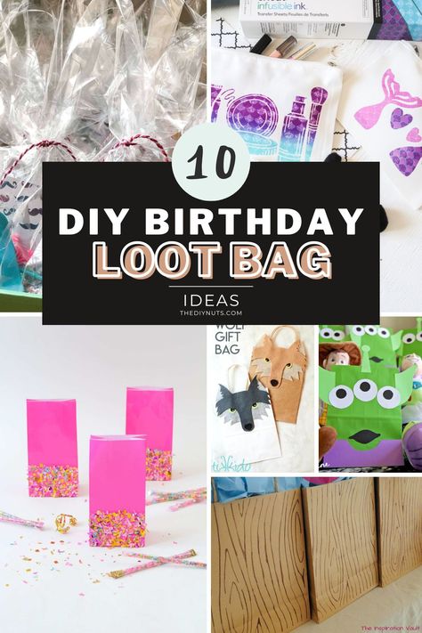 Diy Loot Bag Ideas, Birthday Loot Bag Ideas, Cheap Party Bags, Diy Birthday Treats, Diy Loot Bags, Loot Bag Ideas, Birthday Party Gift Bag Ideas, Diy Goodie Bags, Goodie Bag Ideas