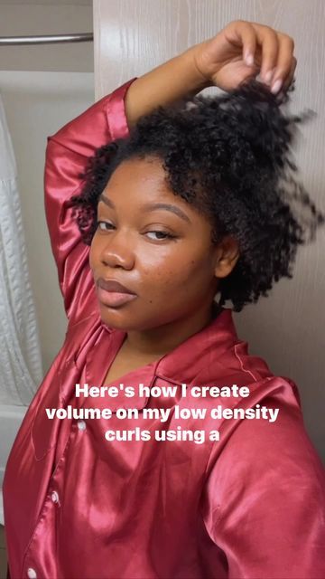 Low Density Hairstyles, Low Density Natural Hair, Low Density Hair, Twa Styles, Jewel Hair, Twa Hairstyles, Frizz Free Curls, Braid Out, Voluminous Curls