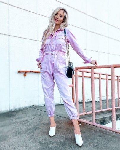 Lilac Jumpsuit, Target Jumpsuit, Come Find Me, Boiler Suit, Purple Lavender, Fashion Attire, Lilac Purple, Fashion Bloggers, Happy Sunday