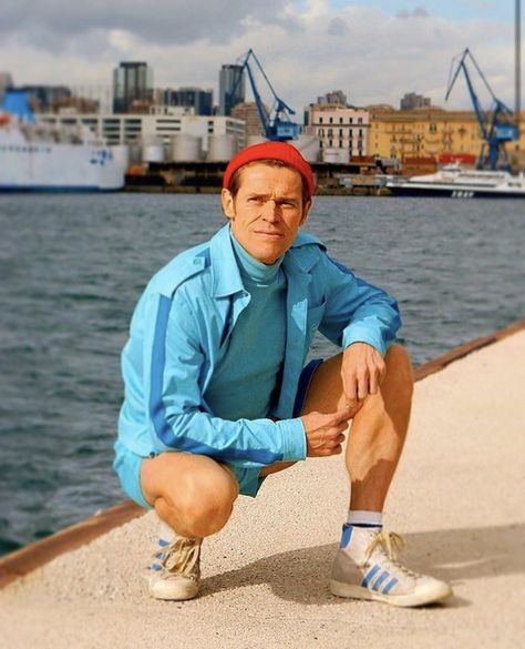 Jacques Yves Cousteau, Steve Zissou, Wes Anderson Films, Woolen Cap, Willem Dafoe, Life Aquatic, Williams James, The Best Films, Wes Anderson