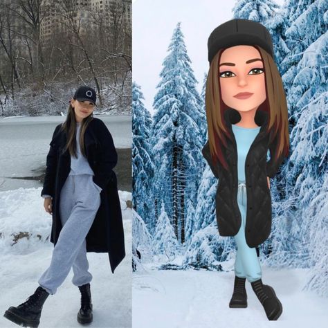 #bitmoji#outfit#snapchat Bit Emoji Outfits Snapchat Winter, Fall Bitmoji Outfits 2023, Aesthetic Winter Bitmoji Outfits, Bitmoji Outfits For Winter, Snap Bitmoji Outfit Ideas Winter, Snapchat Avatar Outfits Aesthetic, Snapchat Outfits Bitmoji Aesthetic, Snapchat Dress Ideas Bitmoji, Cute Winter Bitmoji Outfits