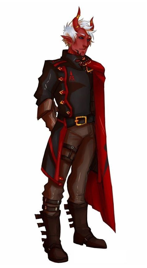 Reputint the leader of the royal guard for the king of Aerenal Tiefling Warlock Dnd, Dnd Devil, Dnd Tiefling Male, Male Tiefling, Sorcerer Dnd, Tiefling Male, Tiefling Warlock, Dnd Tiefling, Dnd Character Art