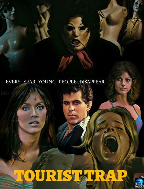 Tourist Trap 1979 Horror Movie Fan Made Edit by Mario. Frías Art Titles, Trapped Movie, American Horror Movie, Action Movie Poster, Music Cartoon, Horror Pictures, Fan Poster, Slasher Movies, Movie Covers