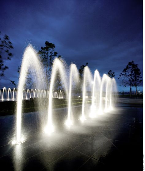 Beach Reference, Dry Fountain, Water Scape, Water Feature Lighting, Waterscape Design, Small Garden Waterfalls, Pondless Water Features, Modern Water Feature, Samuel De Champlain