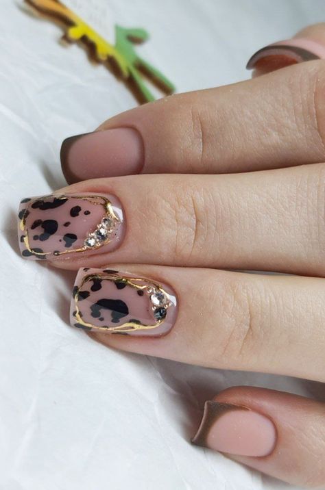 Animal Print Uñas, Uñas Animal Print, Print Nail Art, Animal Print Nails Art, May Nails, Nails Now, Animal Nails, Animal Print Nails, Acrylic Nails Coffin Pink