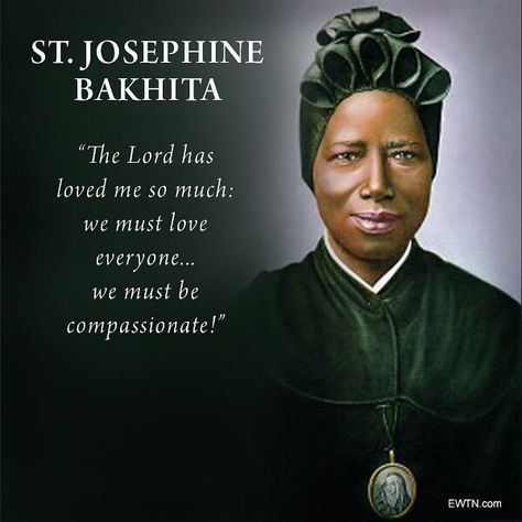 Instagram post by EWTN • Feb 8, 2019 at 9:56pm UTC Josephine Bakhita, St Josephine Bakhita, Saint Dominic, Love And Forgiveness, Pope John Paul Ii, John Paul Ii, Pope John, Everlasting Life, Love Everyone