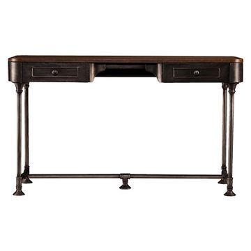 Decorative Fireplace Ebony Heather 42 Black Office Furniture, Metal Writing, Contemporary Writing Desk, Wood And Metal Desk, Industrial Style Desk, Drawer Wood, Writing Desk With Drawers, Multipurpose Table, Home Office Table