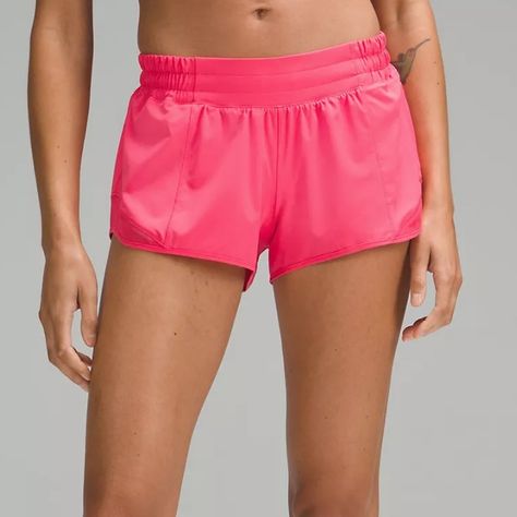 Nwt Lululemon Hotty Hot Low-Rise Lined Short 2.5" The Color Is Lip Gloss (Lipg) Built-In Liner Offers Extra Coverage Continuous Drawcord Is Easy To Cinch And Won't Get Lost In The Wash Discreet Zippered Pocket In Seam For Small Items Secret Stash Pocket In The Liner Reflective Details Size 8 Reasonable Offers Welcome Black Lululemon Shorts, Lululemon Speed Up Shorts, Lululemon Hotty Hot Shorts, Hotty Hot Shorts, Low Rise Shorts, Black And White Shorts, Mid Rise Shorts, Lululemon Shorts, Shorts Athletic