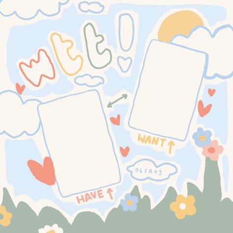 O6frog Template, Pc Trading Template, 06frog Template, Wtt Kpop Template, Iso Post Kpop, Iso Pc Template, Trading Template Kpop, Kpop Trading Templates, Wtb Wishlist Template