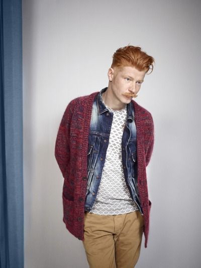 Diary of a Clotheshorse: William Selden for Paul Smith Francois Verkerk, Ginger Models, Red Hair Men, Redhead Men, Hipster Looks, Ginger Beard, Male Clothes, Ginger Men, Hipster Style