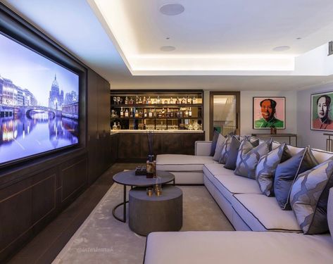 Living Room Cinema Ideas, Small Cinema Room, Tv Living Room Ideas, Small Theatre Room, Luxury Cinema, Theatre Rooms, Movie Rooms, Theatre Room Ideas, Cinema Decor