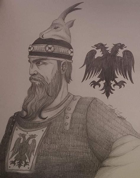 Gjergj Kastrioti Skenderbeu Drawing, 28 29 November Albania Drawing Easy, Skenderbeu Drawing, Albanian Drawing, 28 29 November Albania Drawing, 28 29 November Albania, Albania Drawing, Albanian Art, Albanian Eagle