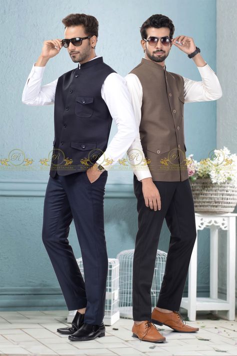 Kurta Koti, Man Dress Design, Stylish Men Wear, Man Dress, Kurta Style, Shirt Pant, Dress Suits For Men, Men Wear, Nehru Jackets