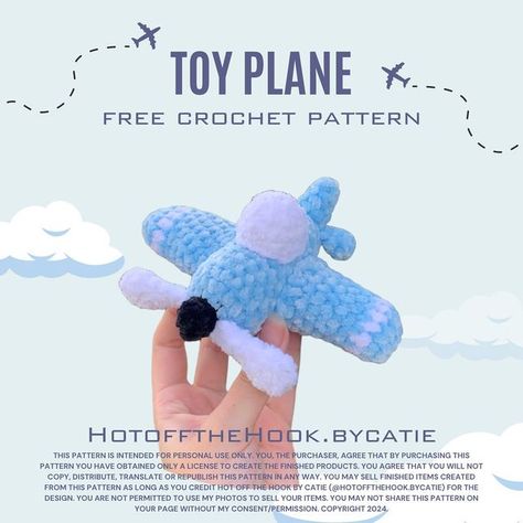 Plane Crochet Pattern Free, Crochet Vehicles Free Pattern, Airplane Crochet Pattern, Crochet Airplane Pattern Free, Amigurumi Quick, Crochet Helicopter, Plane Crochet, Airplane Crochet, Crochet Airplane