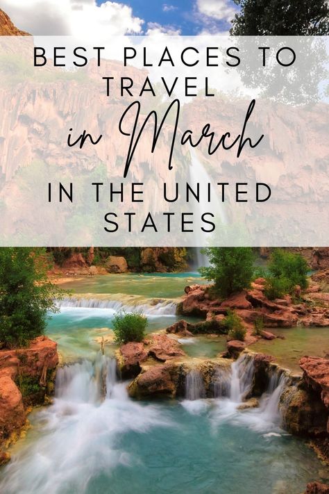 Spring Break Family Destinations, Spring Break 2024, Spring Break Family Vacations, Arizona Spring Break, Havasupai Falls Arizona, Best Us Vacations, Spring Break Destinations Families, Spring Break Locations, Us Family Vacations