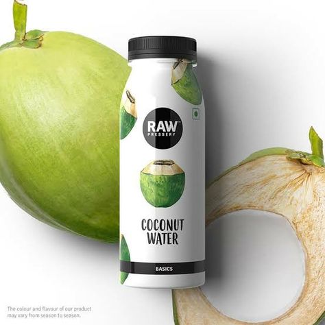 Coconut Water Packaging Design, Water Packaging, Coconut Drinks, Bottle Design Packaging, Water Bottle Design, Design Packaging, Creative Packaging, Coconut Water, Bottle Design