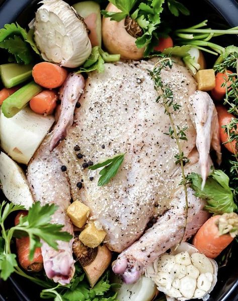 8 Things You Can Do with a Whole Chicken (Besides Roasting It) #purewow #recipe #dinner #main course #food #lunch #cooking #easy #chicken Grilled Whole Chicken, Chicken Broth Recipes, Chicken Stock Recipe, Making Fried Chicken, Homemade Chicken Stock, Whole Chicken Recipes, Braised Chicken, Broth Recipes, Best Chicken