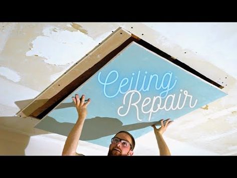 How to Cut and Replace Ceiling Drywall - YouTube Replace Ceiling, Drywall, Texas, Ceiling, Water