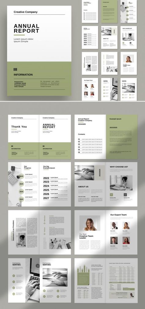 Annual Report Brochure Template for Adobe InDesign Business Newsletter Design, Business Report Design, Newsletter Design Layout, Annual Report Layout, Report Layout, Indesign Layout, 브로셔 디자인, Page Layout Design, Graphic Design Brochure