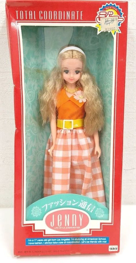 Takara Jenny Total cordinate Made in Japan Japanese Barbie 1981 unused | eBay Takara Jenny Doll, Japanese Barbie, Takara Jenny, Licca Chan, Vintage Dolls, Made In Japan, Japan, Dolls, Toys