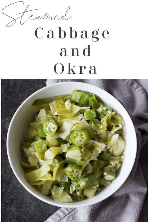 Cook Cabbage, Steamed Cabbage, Okra Recipes, Vegetable Side Dishes Recipes, Cooked Cabbage, Vegetarian Cabbage, Side Dishes Recipes, Best Side Dishes, Perfect Side Dish