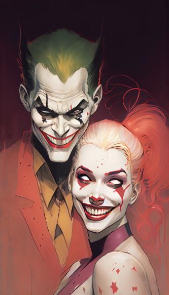 Harley Quinn Comic Art, Joker Harley Quinn, Joker Wallpaper, Batman Drawing, Joker Images, Love Lost, رورونوا زورو, Bd Art, Joker Artwork