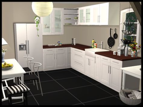 Kitchen Set Ikea, Sims 2 House, Secret Kitchen, Sims 2 Cc, Sims 2 Games, Sims 3 Mods, Kitchen Ikea, The Sims 2, Sims 4 Cc Furniture