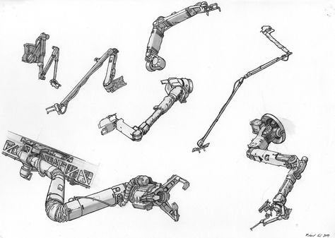 Mechanical Arm Concept Art, Machine Design Sketch, Metal Study, Techno Wear, Robot Drawing, Robot Design Sketch, Arm Drawing, 3d Film, Mechanical Engineering Design