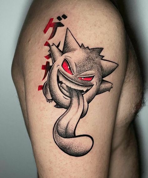 Gengar from Pokémon arm tattoo Character Tattoo Ideas, Gengar Tattoo, Cartoon Character Tattoos, Cartoon Tattoos, Blast From The Past, Cartoon Character, Arm Tattoo, Cartoon Characters, Tattoo Ideas