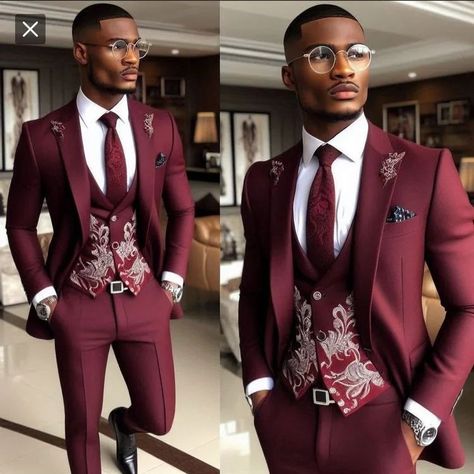 Ball Suits, Black And Red Suit, Fancy Suit, Black Men Fashion Swag, Red Suit, Fashion Suits For Men, Fashion Suits, Start Ups, Fashion Illustrator