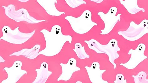 Pink Chromebook Wallpapers, Ghost Wallpaper Aesthetic Laptop, Halloween Wallpaper For Macbook Air, Pink Fall Computer Wallpaper, Aesthetic Wallpapers For Chromebook, Halloween Mac Book Wallpapers, Halloween Wallpaper Desktop Computers, Preppy Halloween Wallpaper For Laptop, Pink Fall Wallpaper Laptop