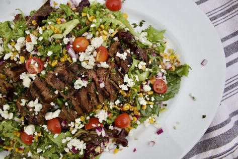 Balsamic Steak Gorgonzola Salad Steak Gorgonzola Salad, Steak Gorgonzola, Gorgonzola Salad, Balsamic Steak, Red Onion Salad, Cucumber Recipes Salad, Steak Salad, Cucumber Recipes, Fruit Salad Recipes